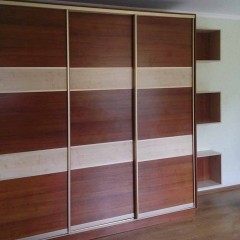 Шкаф-купе темный орех Ламмерт