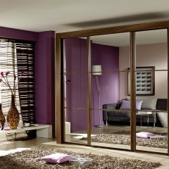 Шкаф-купе темный орех Морис