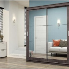 Двух-дверный Шкаф-купе Карнавал