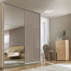 Шкаф-купе цвет кофе с молоком Капучино