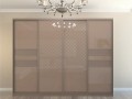 Шкаф-купе цвет кофе с молоком Крон