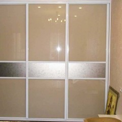 Шкаф-купе цвет кофе с молоком Фламенко