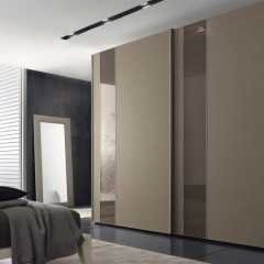 Шкаф-купе цвет кофе с молоком Гармония