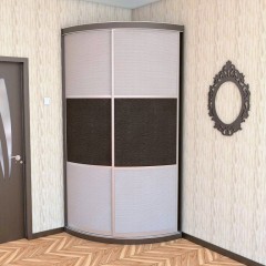 Шкаф-купе маленький Отес серый