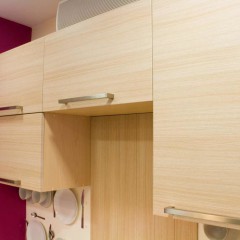 Кухня МДФ Пленка Малина