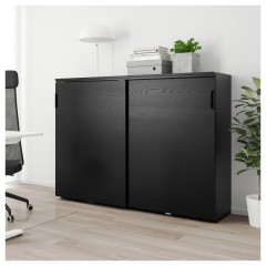 Шкаф-купе низкий Алик черный