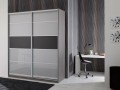 Шкаф-купе металлического цвета Мокко