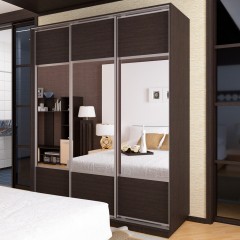 Шкаф-купе цвет дуб венге Фаворит