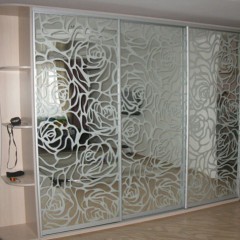 Шкаф-купе «Пескоструйный рисунок 56»