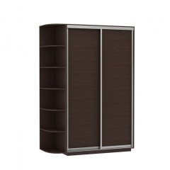 Шкаф-купе Венге темный двухдверный