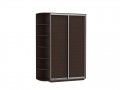 Шкаф-купе Венге темный двухдверный