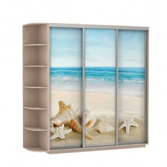 Шкаф-купе Берег трехдверный Венге светлое